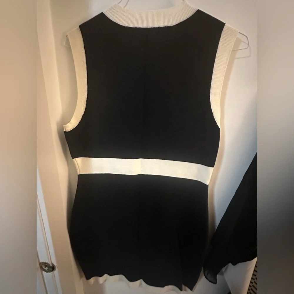 NEW Anthro x Endless Rose Mock Neck Sleeveless Mini Dress NWT - Picture 7 of 13